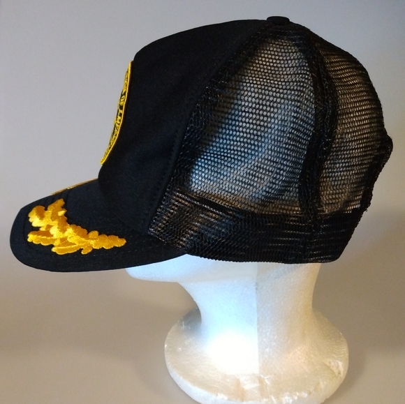 NRA Mesh Snapback Black Trucker Foam Hat MADE IN USA - FAST SHIP - Picture 4 of 8